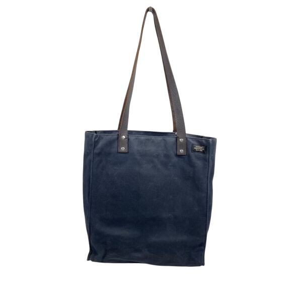 Jack Spade Warren Street New York Waxed Proofed Cotton Fabric Tote Bag - Picture 2 of 14